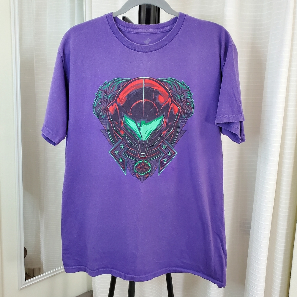 TeeFury Metroid Samus The Prime Hunter T Shirt Size Medium